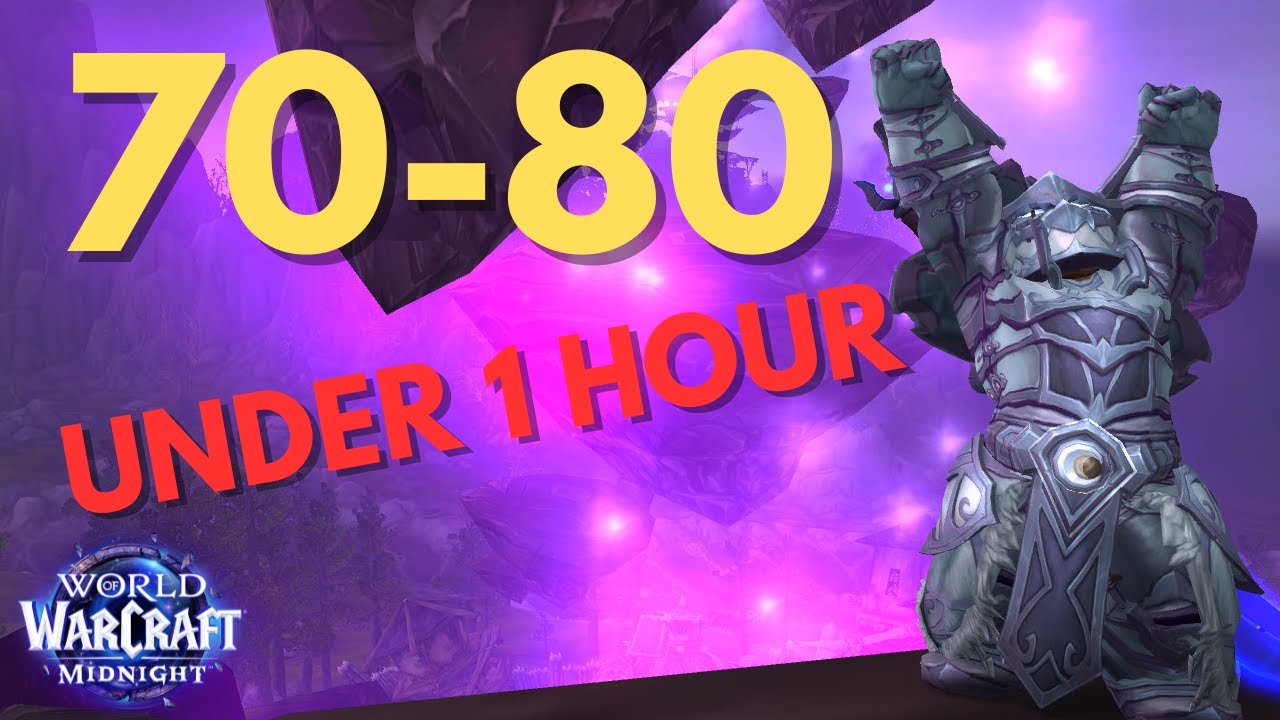 Level 70&ndash;80 in Under 1 Hour (WoW Midnight Pre-Patch Alt Leveling Guide)
