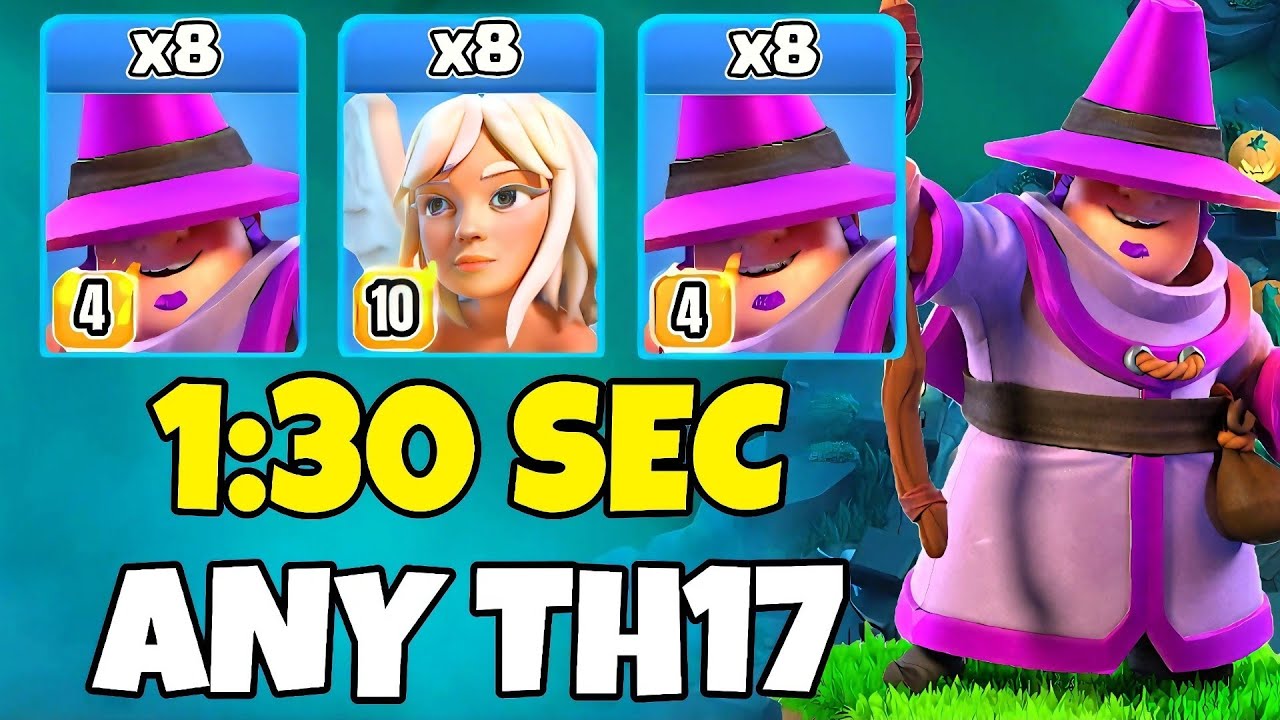 TH17 Apprentice Warden + Healer + FB Warden Attack Strategy |TH17 Attack Strategies (Clash of Clans)