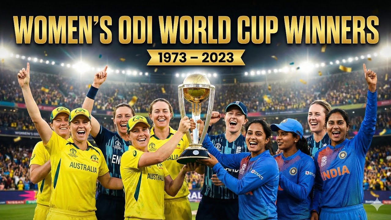 ICC women's ODI World Cup winner list 