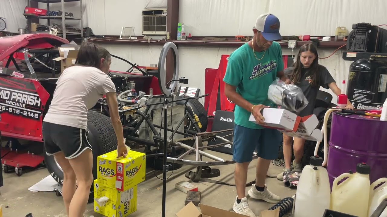 Shop night before race day! Last minute chaos! 