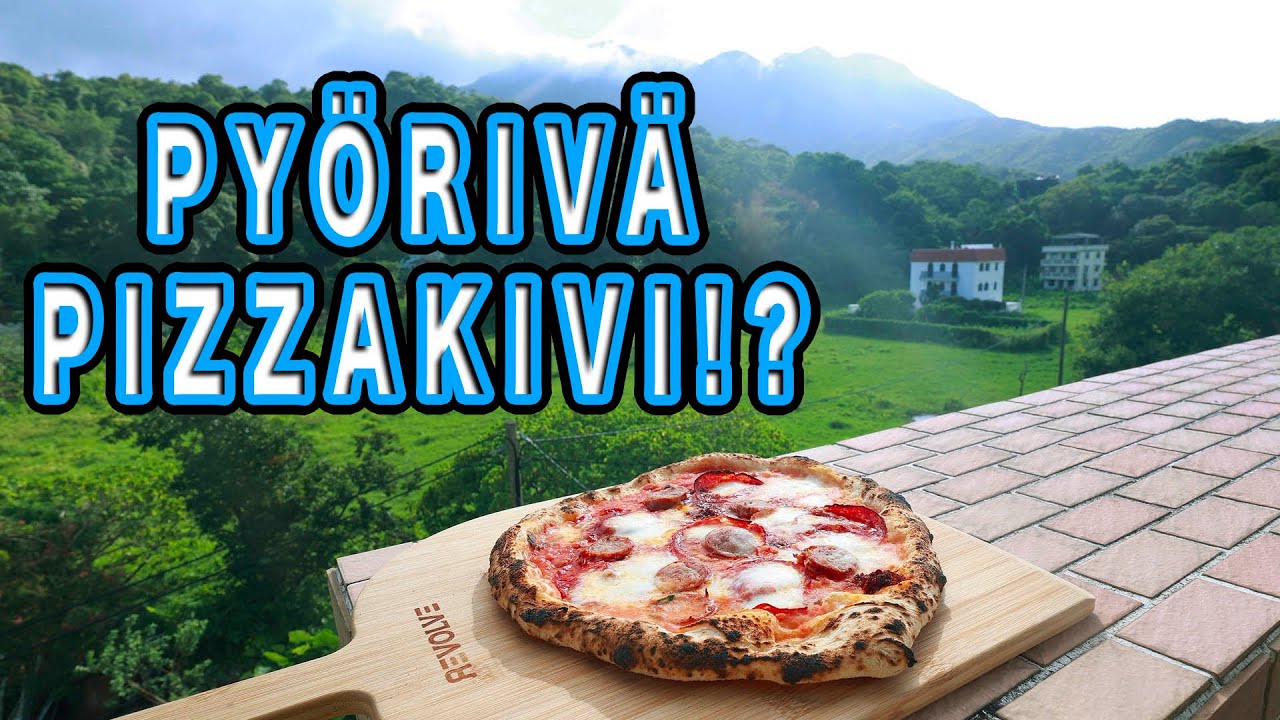 PÄÄSIN TEKEMÄÄN PIZZAA PYÖRIVÄLLÄ PIZZAKIVELLÄ!? 🍕
