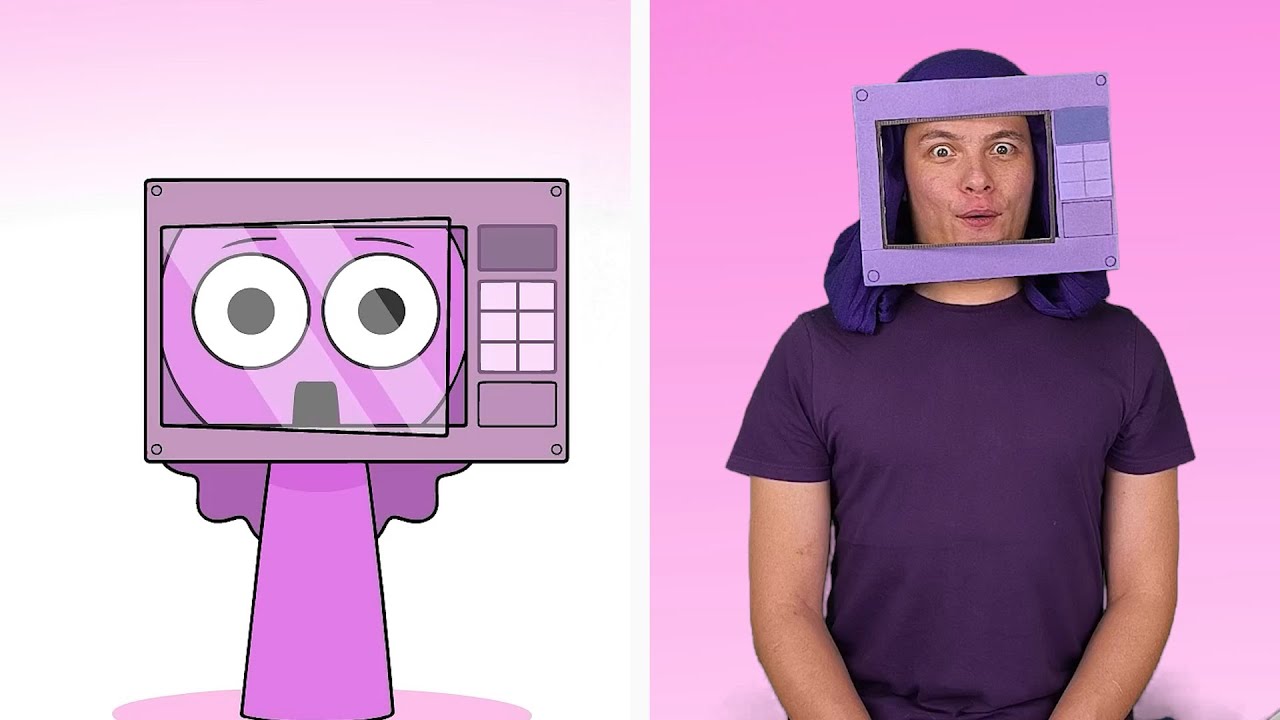Sprunki 4 Phase 4 LILY MICROWAVE Incredibox in Real life. ❤️ #sprunki #incredibox