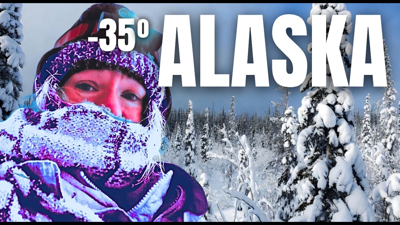 Life Off-Grid in Alaska: -35°F, No Firewood, and a Chicken Moved In