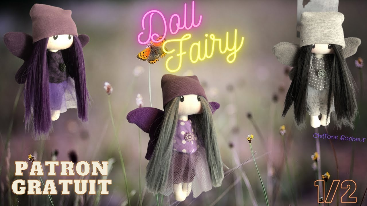 couture d'une poupée de chiffon version déco, fairy doll, boneca de pano decorativa