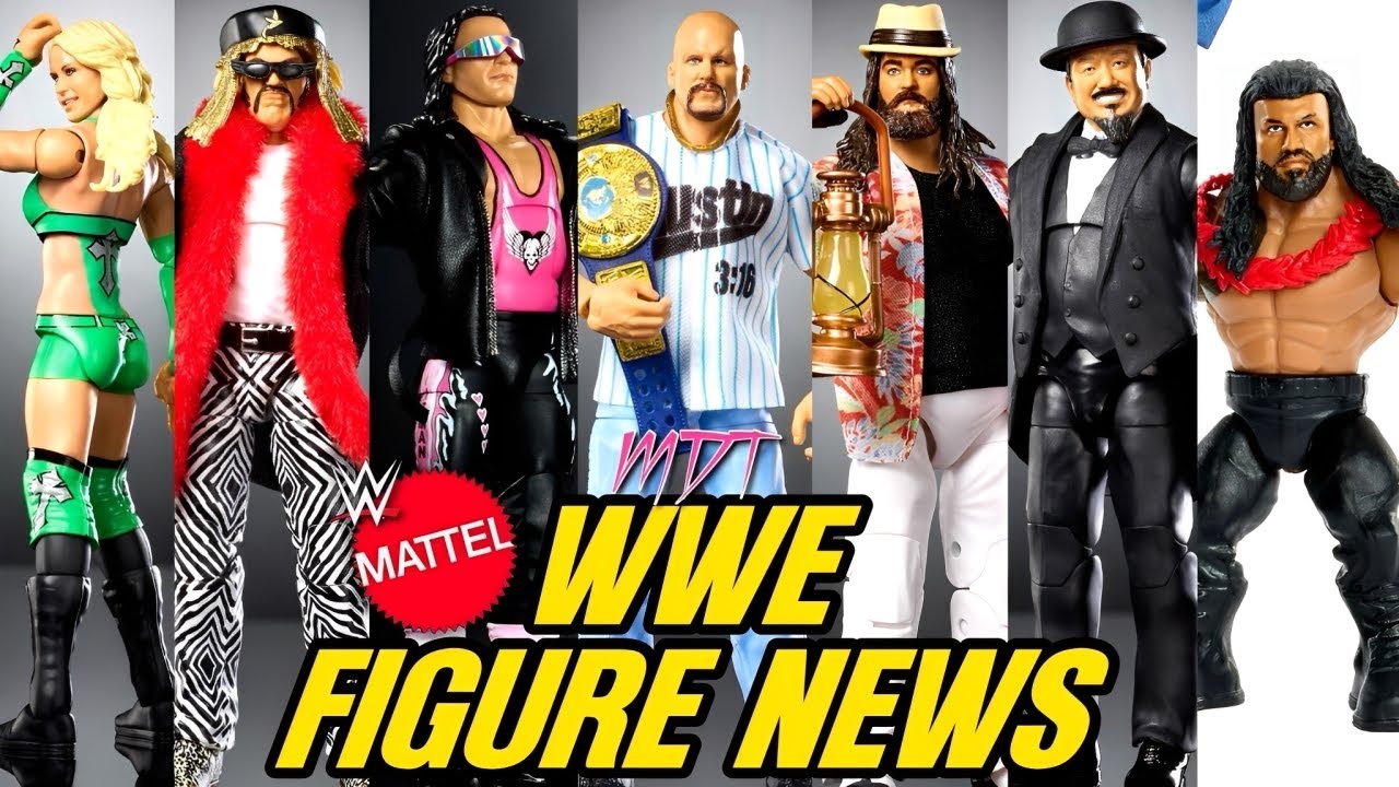Представлены НОВЫЕ ЭПИЧЕСКИЕ фигурки WWE Mattel 2026 года!