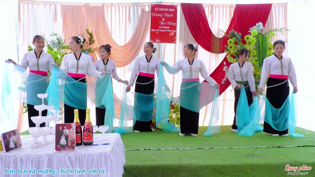 ĐỘI MÚA GIA ĐÌNH MÚA SIÊU ĐẸP TẠI LỄ THÀNH HÔN HOÀNG TUYÊN & THU HẰNG