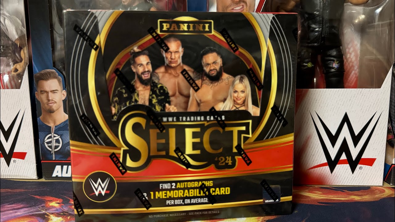 Открытие Hobby Box от WWE Panini Select 2024!