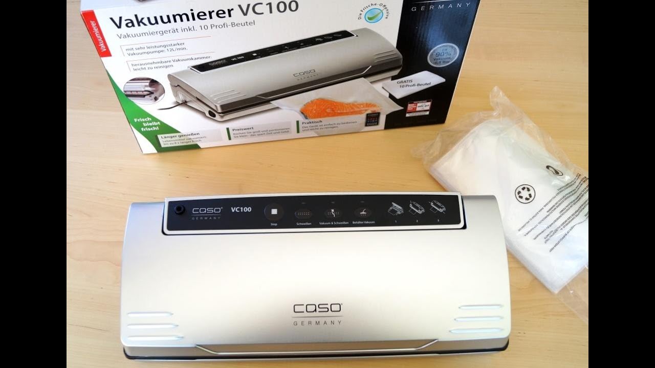 Vakuumierer CASO VC 100 - Das lustige Unboxing