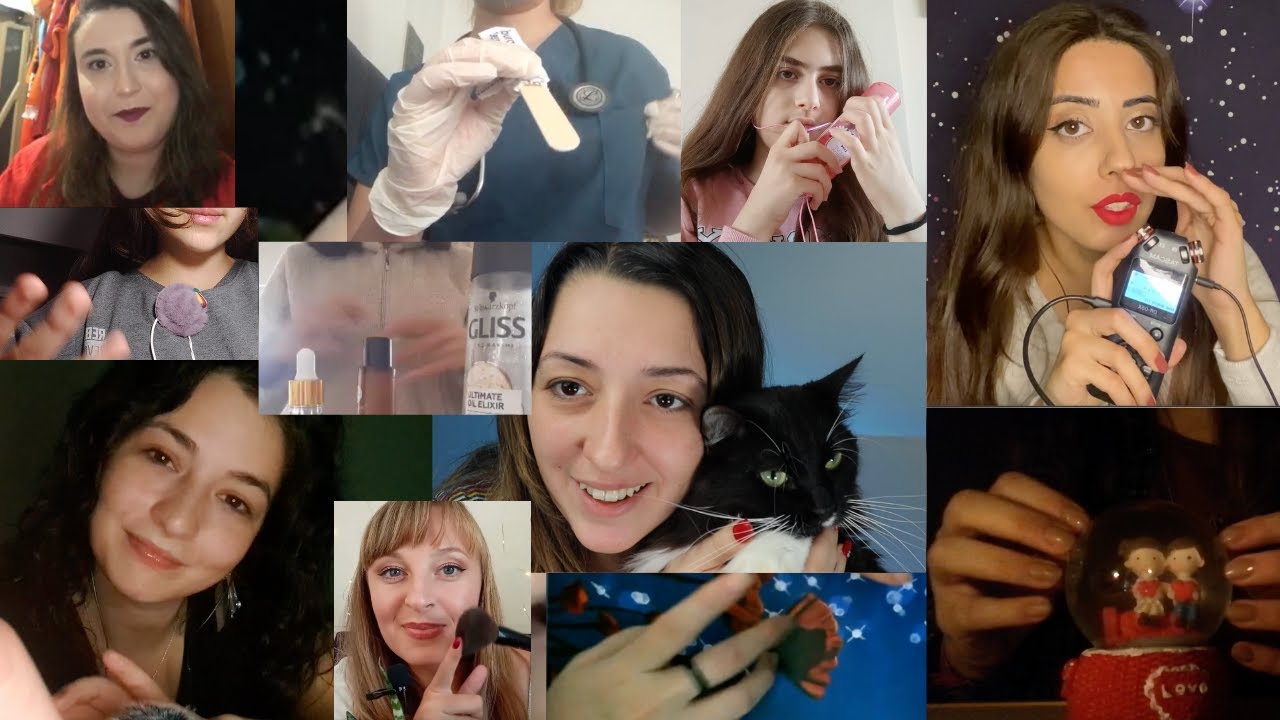 Kabile üyelerim (takipçilerim) ASMR Yapıyor ✨ 20 Bin Abone Kutlama ✨ Sürpriz İsimler ve Kedim