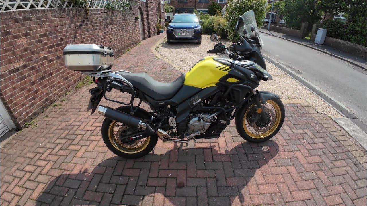 Motorbike run on my Suzuki V-Strom 650XT. First ride of 2025...