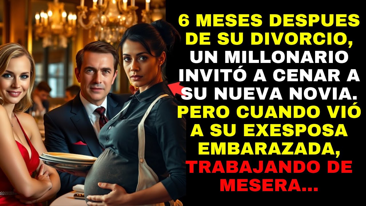 INVITÓ A CENAR A SU NOVIA, PERO CUANDO VIO A SU EX ESPOSA EMBARAZADA TRABAJANDO...