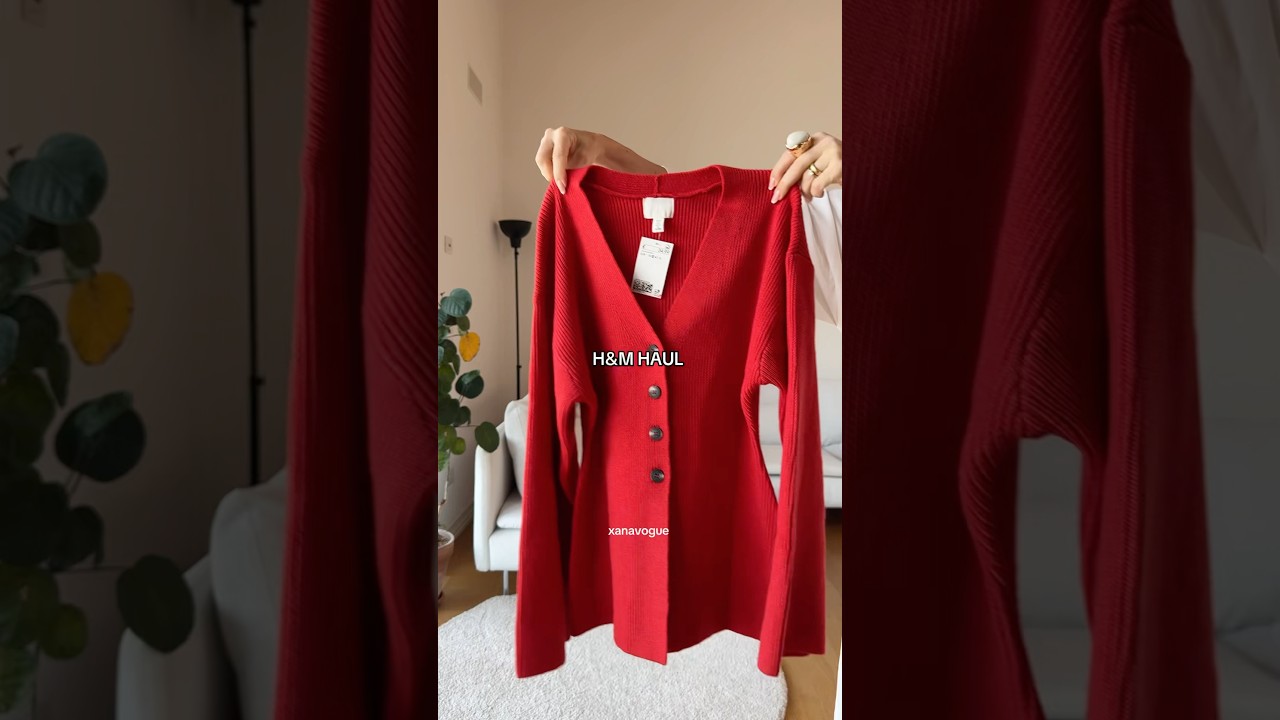 Fall fashion haul 🍂 grey, red outfits you need this autumn #shorts #fallfashion #style #trend #haul
