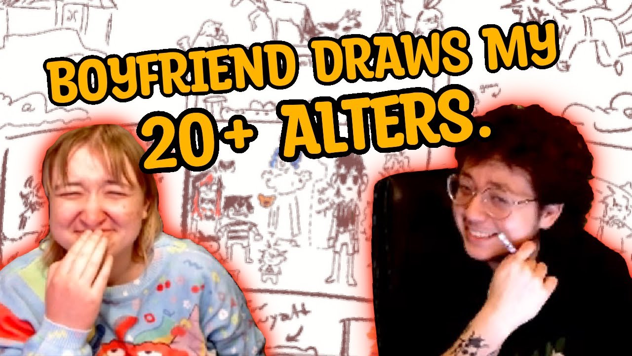MY BOYFRIEND DRAWS MY DID SYSTEM! | Dissociative Identity Disorder