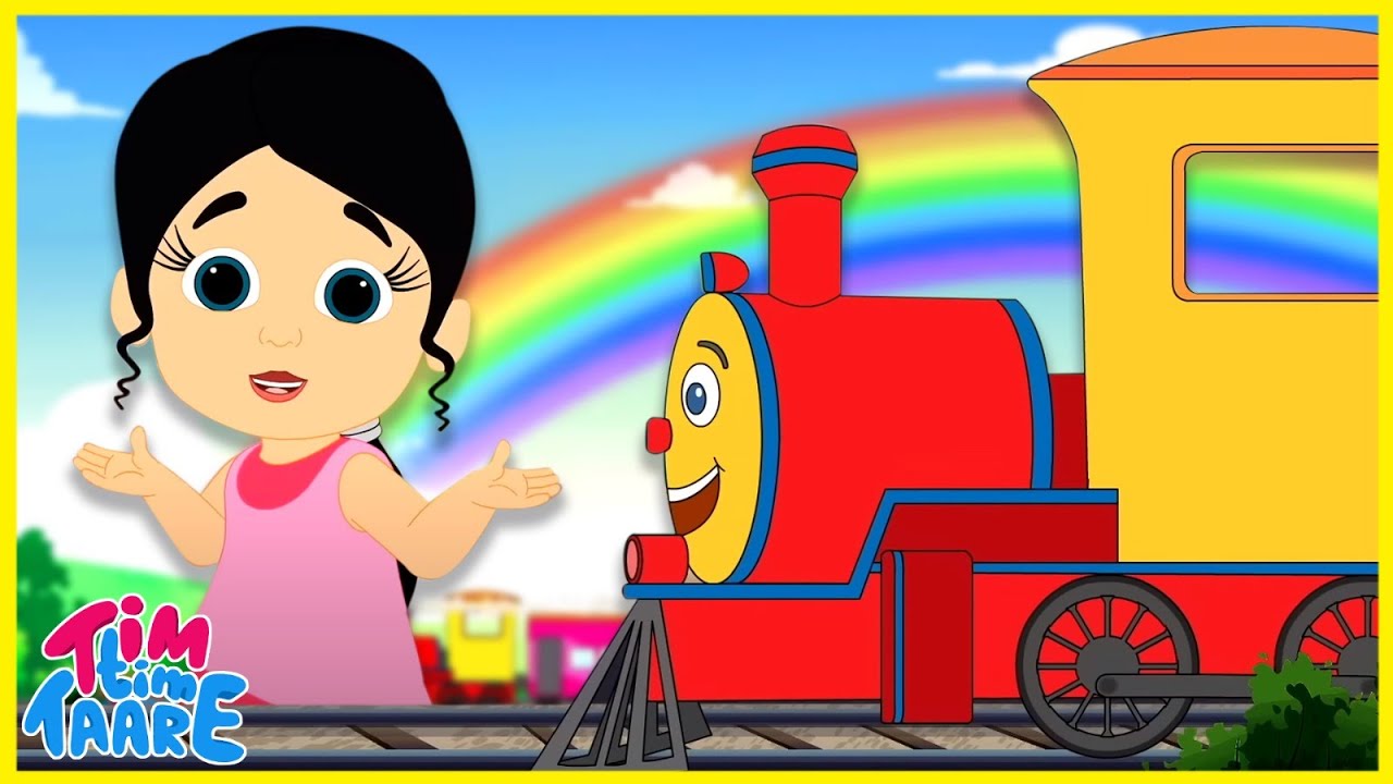 Gadi Aayi Gadi Aayi Chuk Chuk, बाल कविताएं, Hindi Nursery Rhymes and Kids Songs