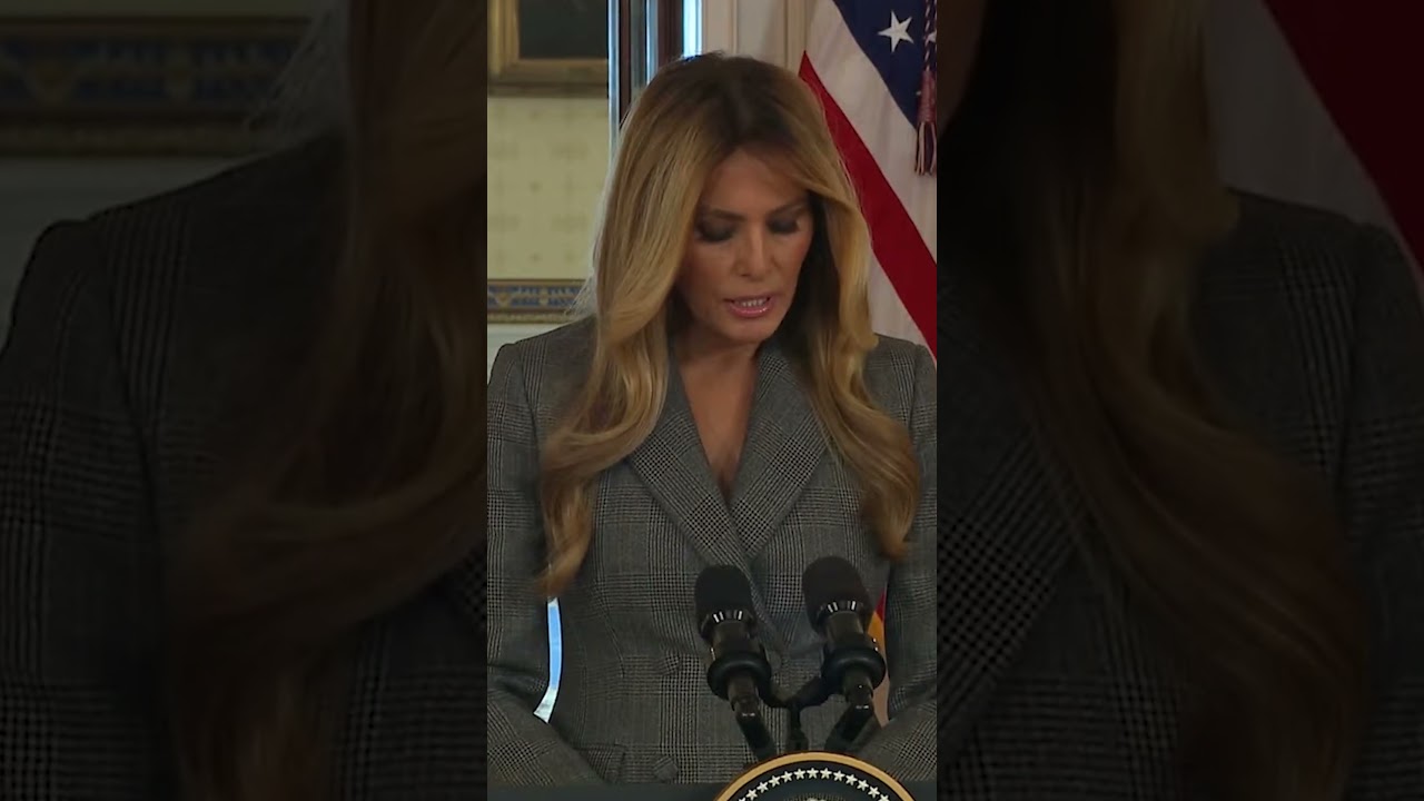 Melania Trump Says 'I Am Not Epstein's Victim' in Stunning Public Address #shorts