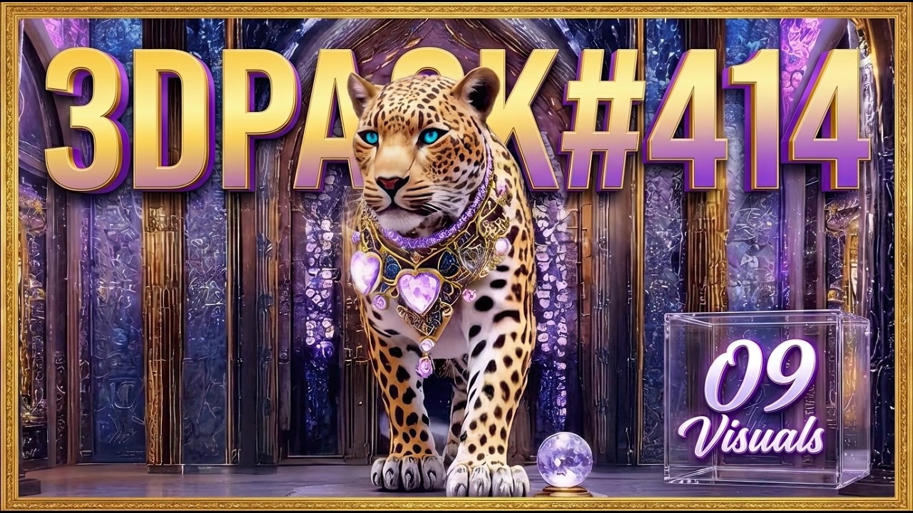 3D VjLoop Pack # 414  - 09 Visuals