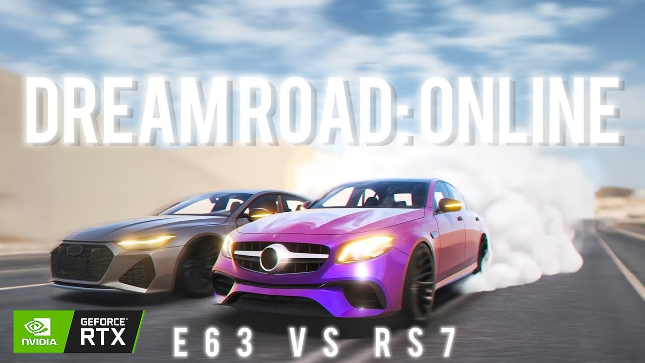 [dream road: online]drag race🔥e63 vs rs7🗿