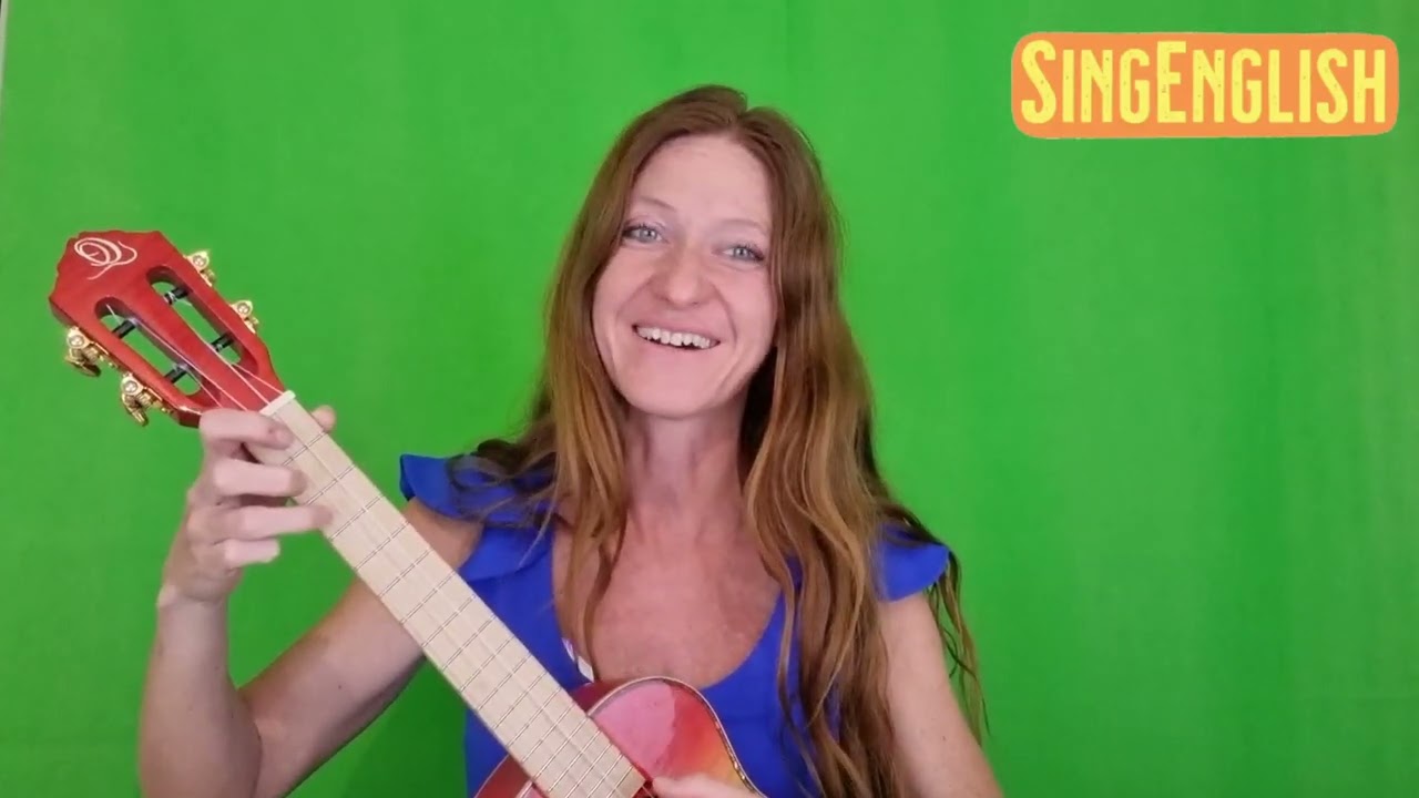 SingEnglish: It's Raining, It's Pouring | nursery rhyme | teaching weather | ukulele sing along