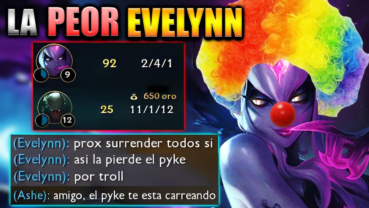 🤣 ¡LA PEOR EVELYNN DEL MUNDO ME FLAMEA POR CARREAR! | Pyke eSponsor