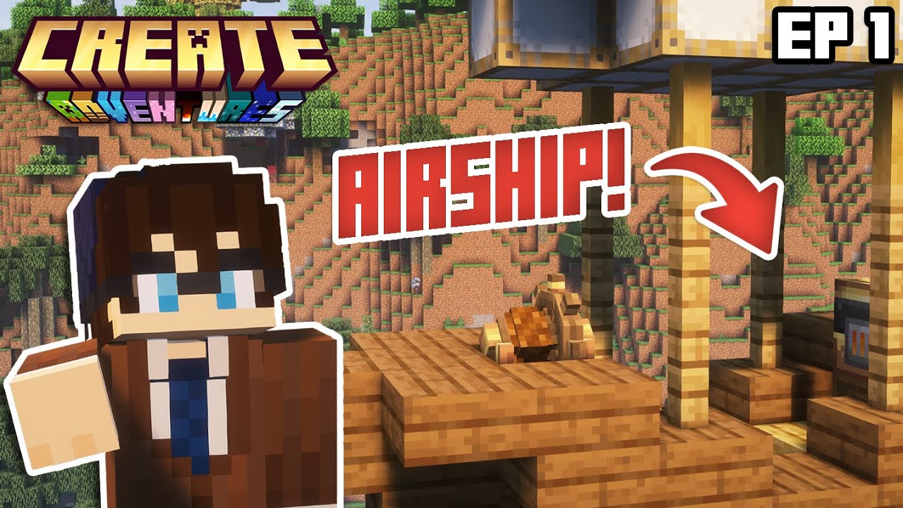 Я построил работающий дирижабль в Minecraft! (Создано: Eureka!)