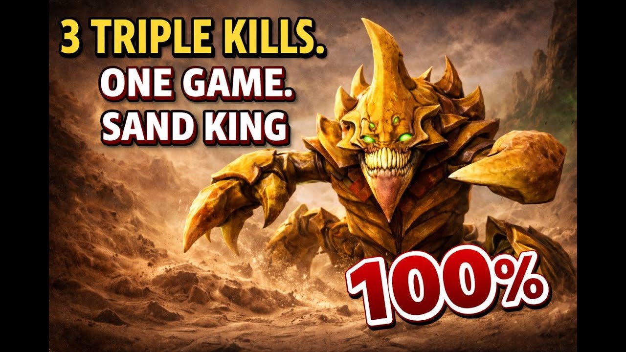 3 TRIPLE KILLS. ONE GAME. SAND KING. GG NA`VI | Dota 2