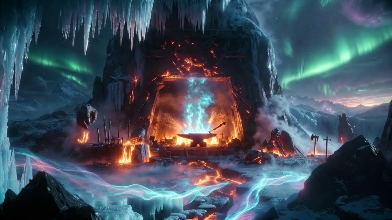 Jotunheim Frost Forge: Nordic Celtic Instrumental | Heavy Fiddle & Tagelharpa