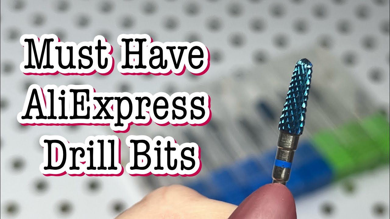 AliExpress Nail Haul ✨Beginner E-File Drill Bits
