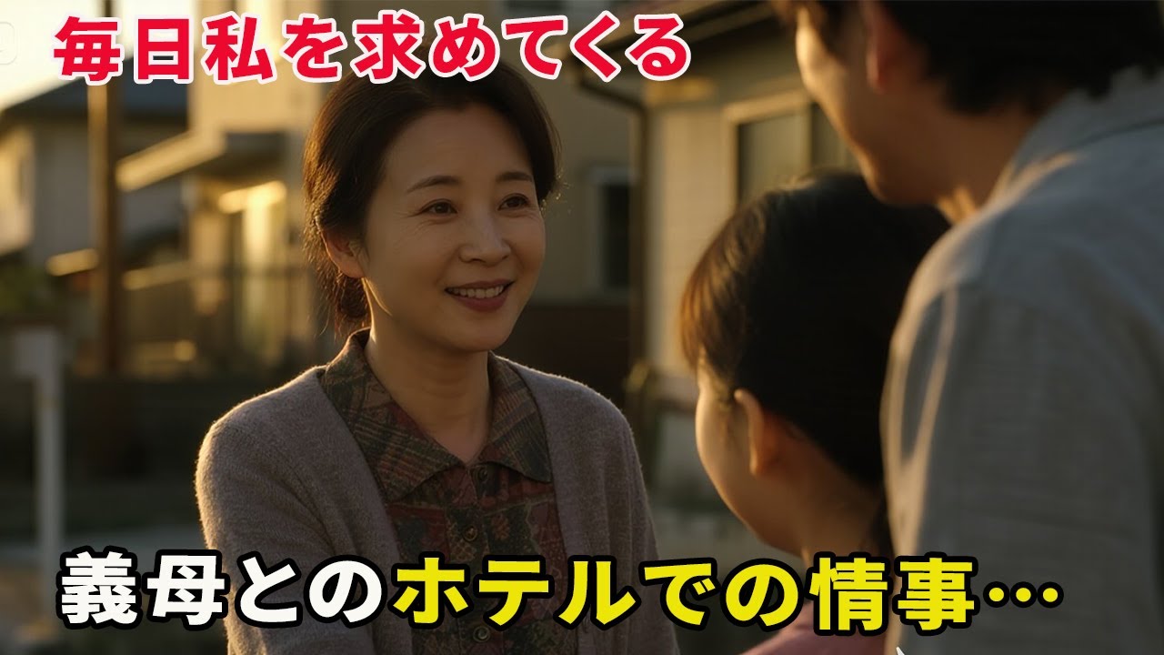 【大人の事情】妻と別れてから、息子の世話をしてくれる義母との秘密の関係…