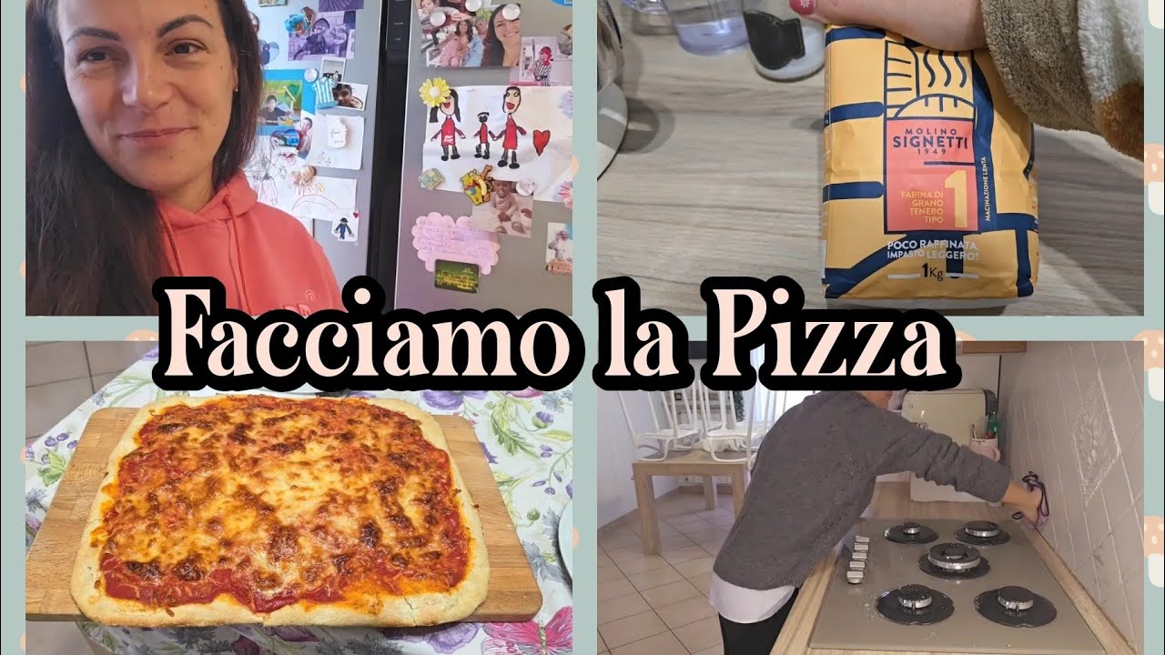 UNA BELLA SERATA FINITA MALE😪/PIZZA FATTA IN CASA CON FARINA DI TIPO 1/RIORDINIAMO LA ZONA GIORNO