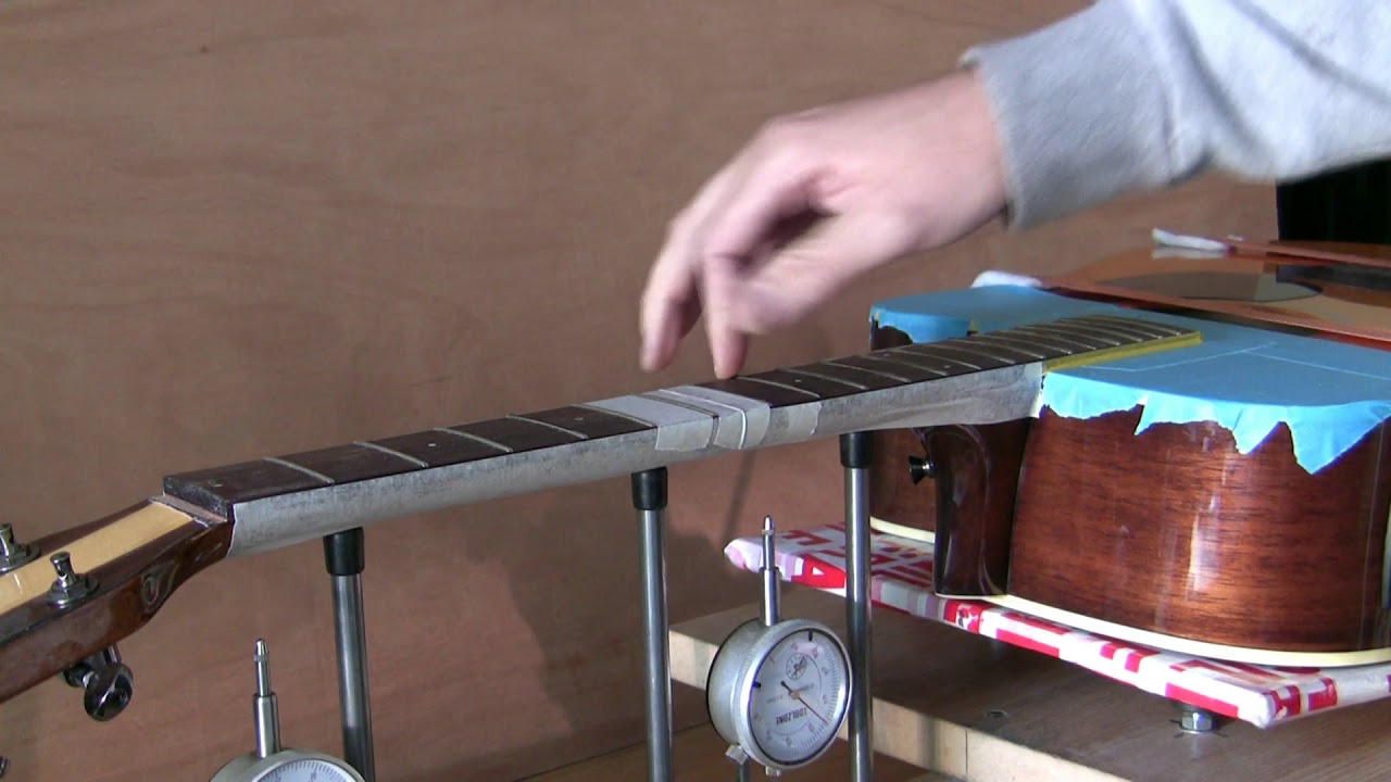 Tanglewood Nashville V TN 5 DCE in for a fret level...