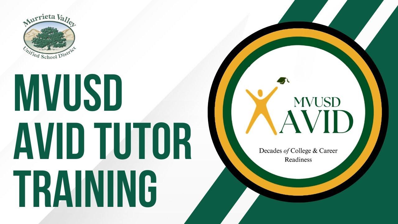 MVUSD AVID Tutor Training