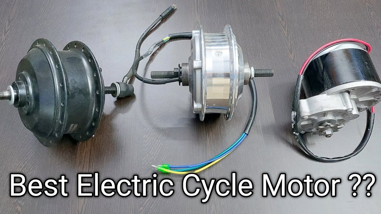 Different Types of Electric Cycle Motor, Side Gear HUB Motor Comparison