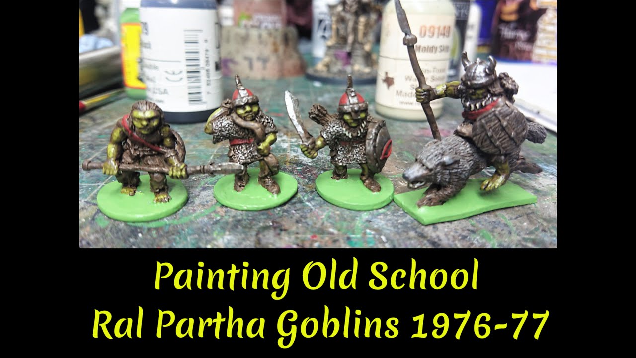 Рал Парта, 1976-77 Goblins Raiders Old School Paint, DnD, Warhammer Fantasy.
