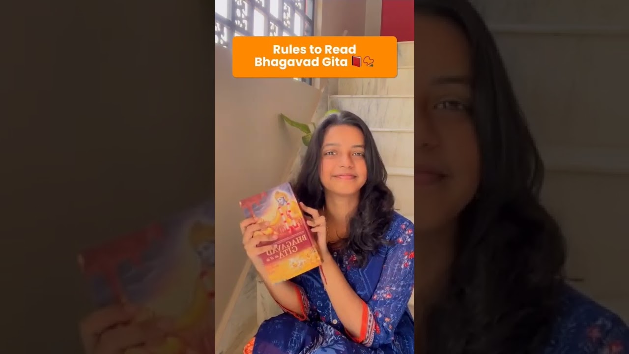 Rules to Read Bhagavad Gita 📖📿 #shorts #bhagavadgita #gitasegyaan