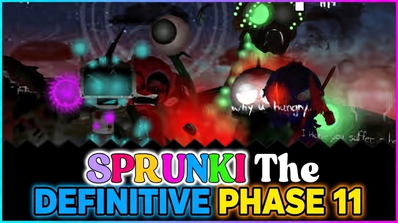 SPRUNKI Definitive Phase 11 - The SCARIEST Phase Yet! (Horror Mode)