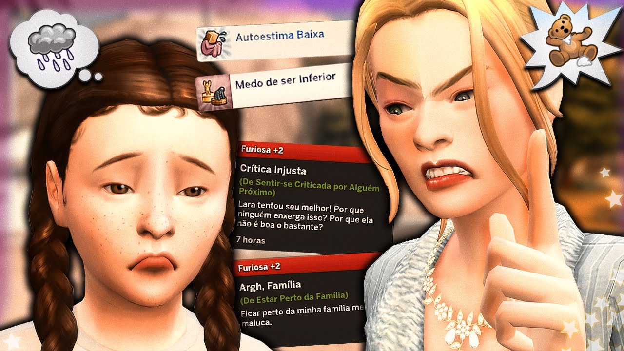 O que acontece com uma CRIANÇA se você é sempre MALVADO com ela no The Sims 4?