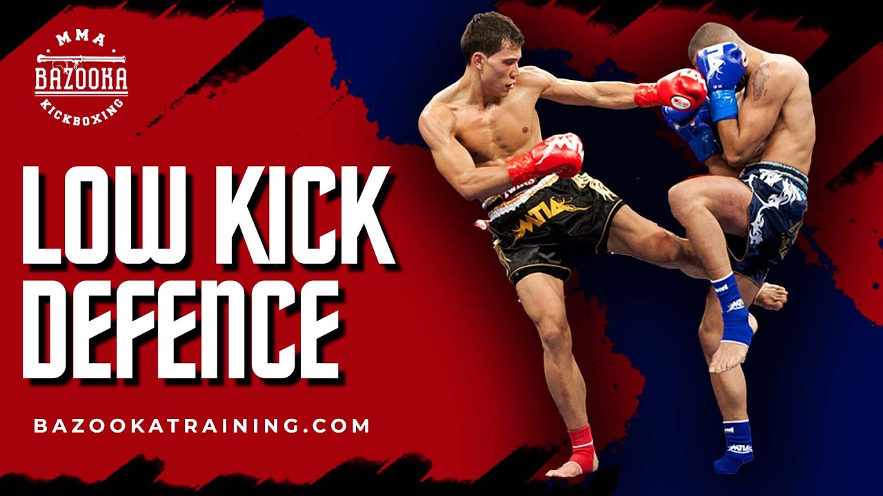 5 Different Ways To DEFEND LOW KICKS When You CAN'T BLOCK THEM | BAZOOKATRAINING.COM