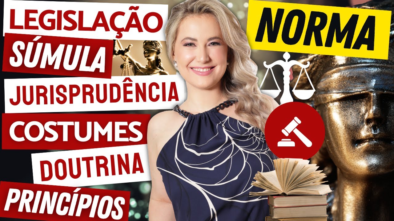 INTRODUÇÃO AO DIREITO - Norma, Legislação, Jurisprudência, Súmula, Costumes, Doutrina e Princípios