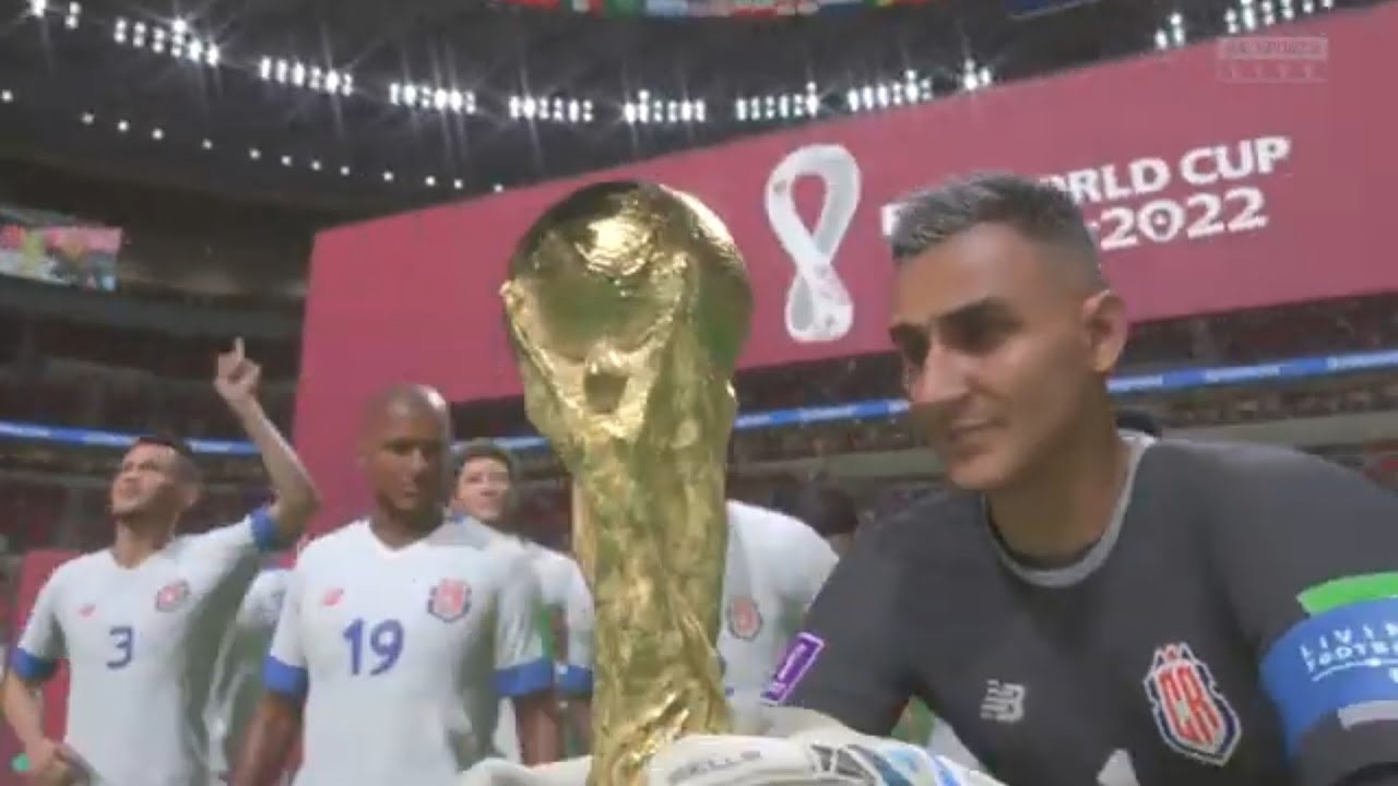 Costa Rica Campeón del Mundo Qatar 2022 FIFA World Cup DLC FIFA 23 PS5 4k HDR
