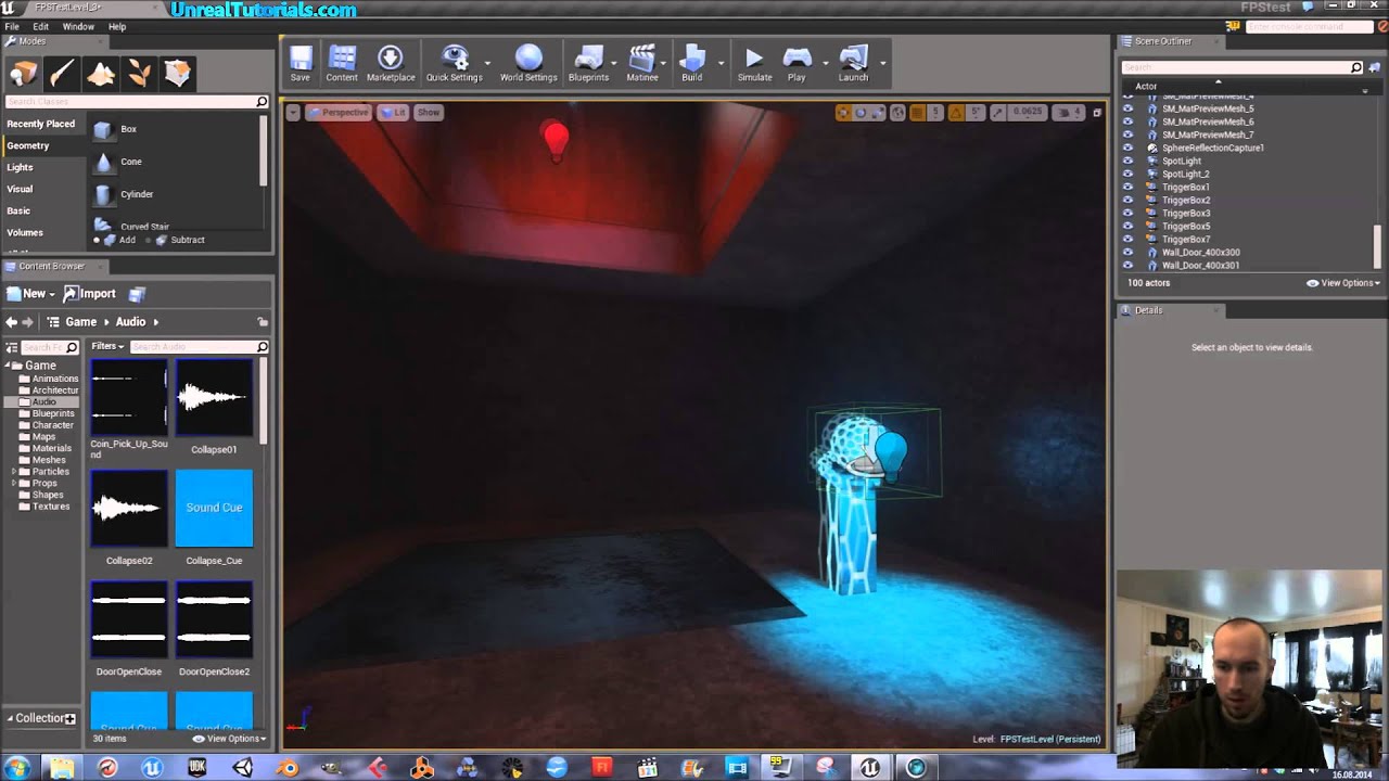 Unreal Engine 4 Tutorial - Output Message to Screen + Modify Sound