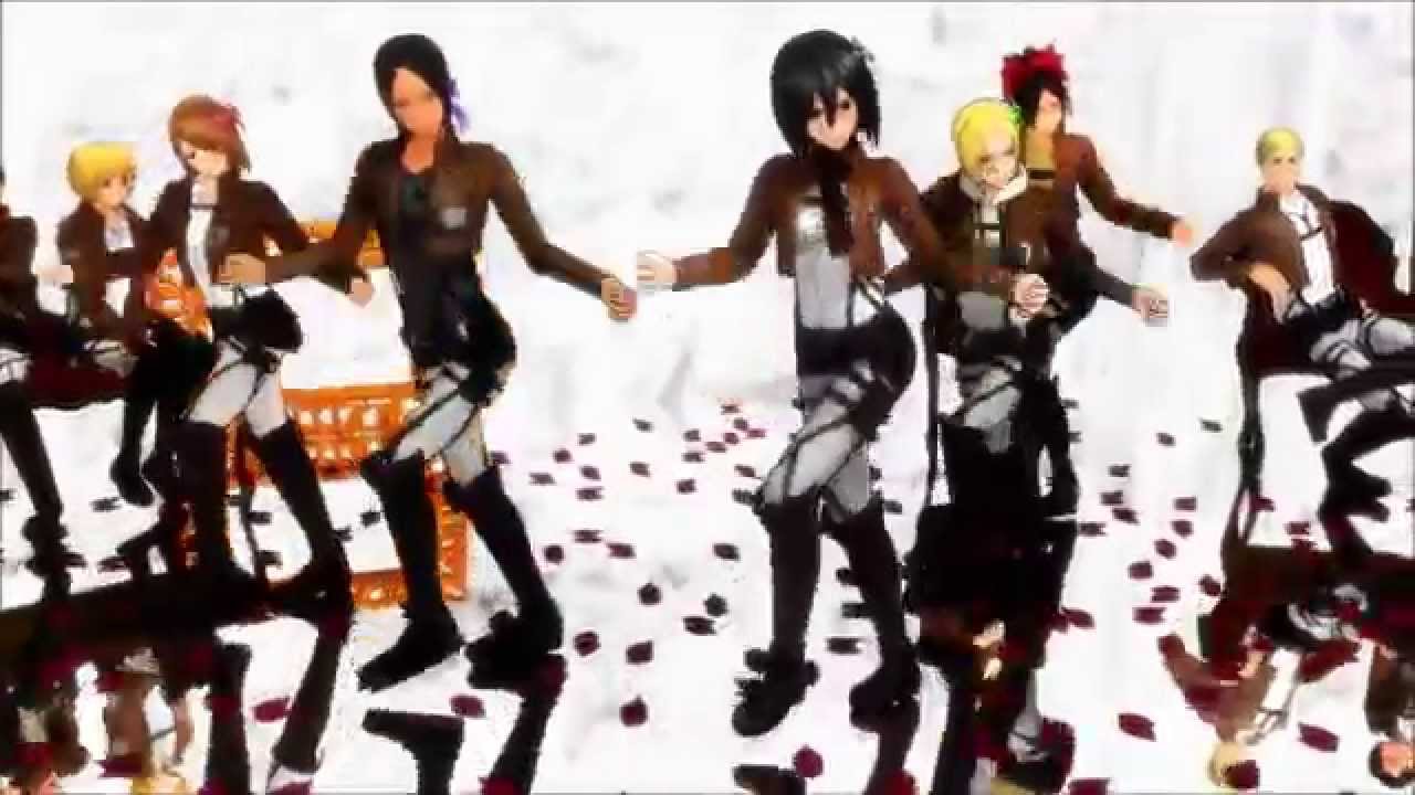 【進撃のMMD】Girls 【Shingeki no Girls】