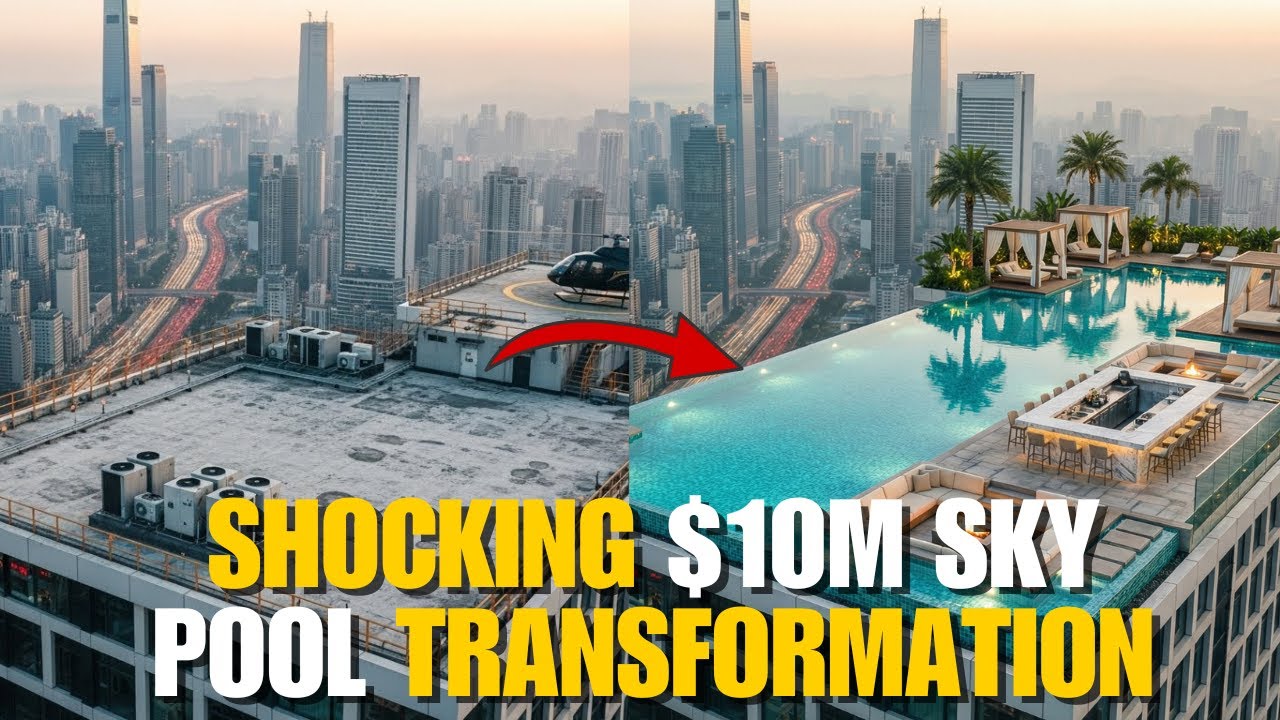 Building a $10,000,000 Rooftop Pool: The Most Insane Rooftop Pool Ever Built