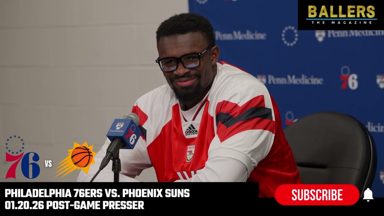 Adem Bona: Philadelphia 76ers Postgame Presser | vs. Phoenix Suns | NBA | 01.20.26