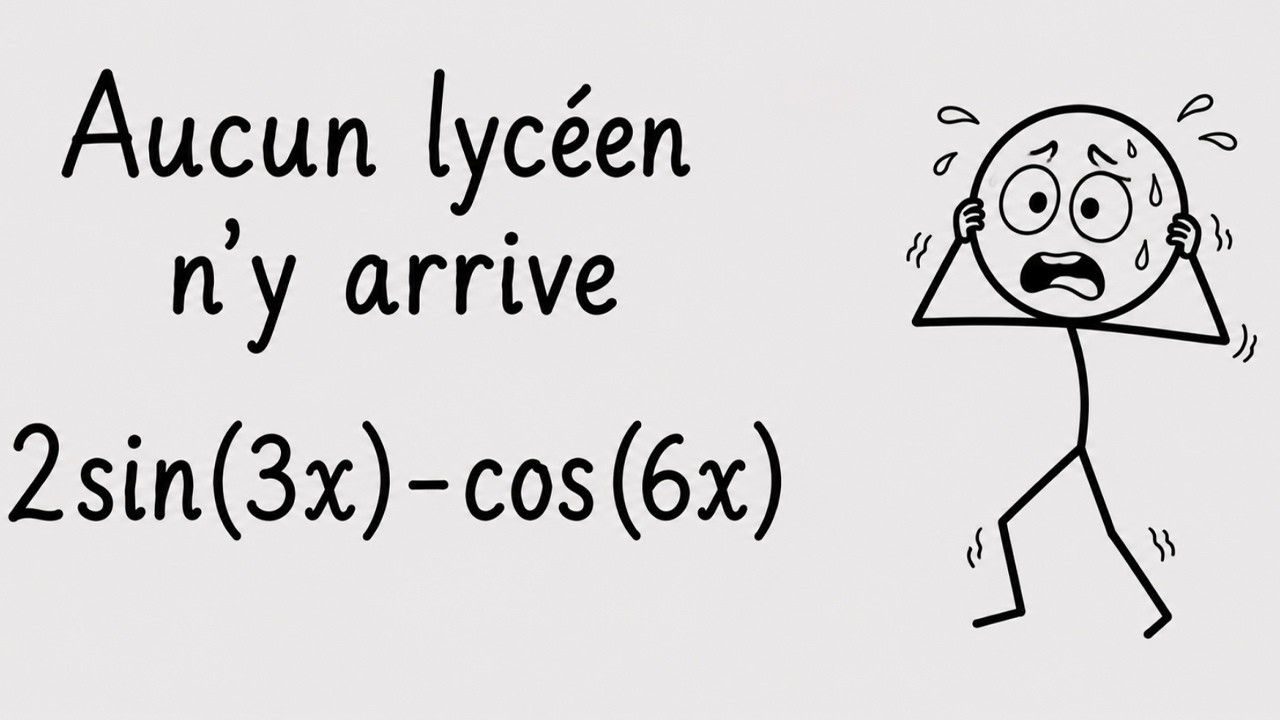 99.9% des lycéens n'y arrivent pas