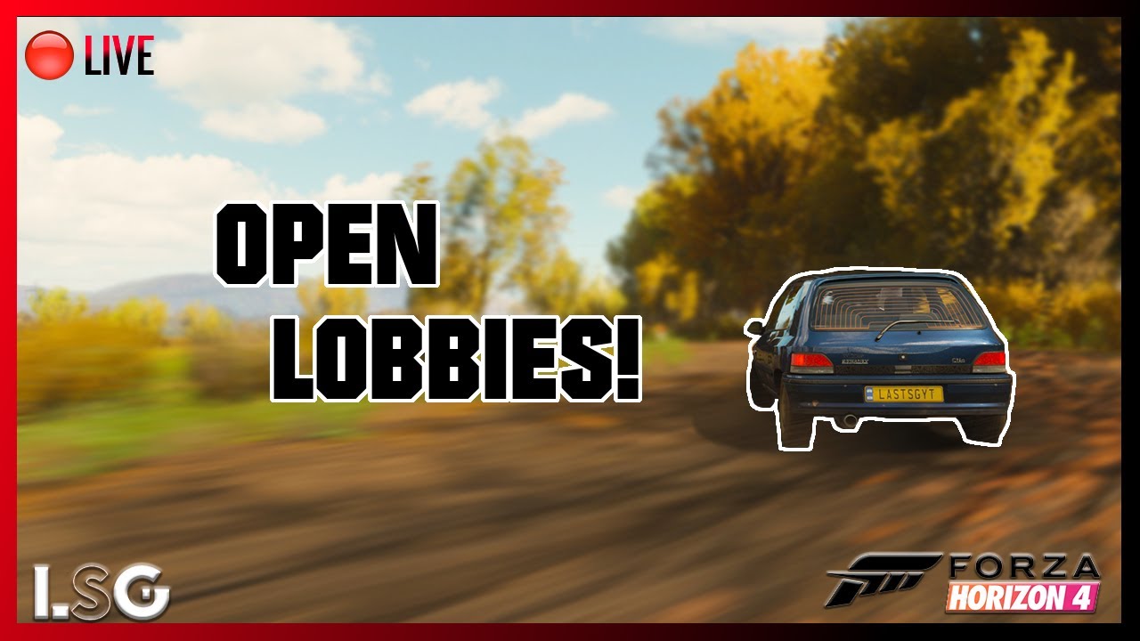 Forza Horizon 4 | Open Lobbies! | First stream of 2021! 🔴