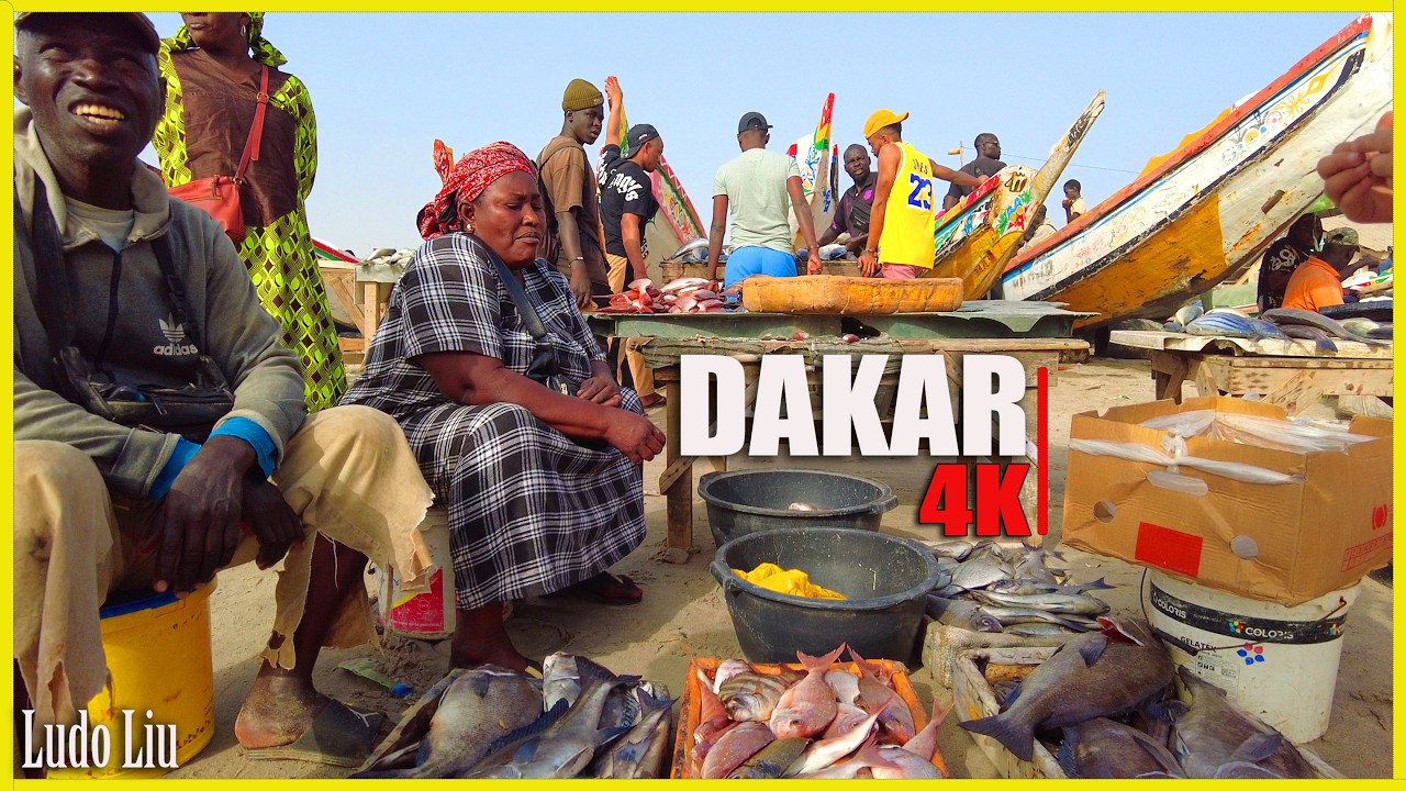 Discover Dakar's iconic Art & craft and fish-market  -  4K Travel SENEGAL
