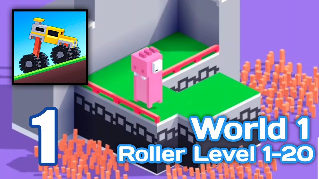 Fancade (𝐀𝐧𝐝𝐫𝐨𝐢𝐝/𝐢𝐎𝐒) World 1 - Roller Level 1-20 Solutions