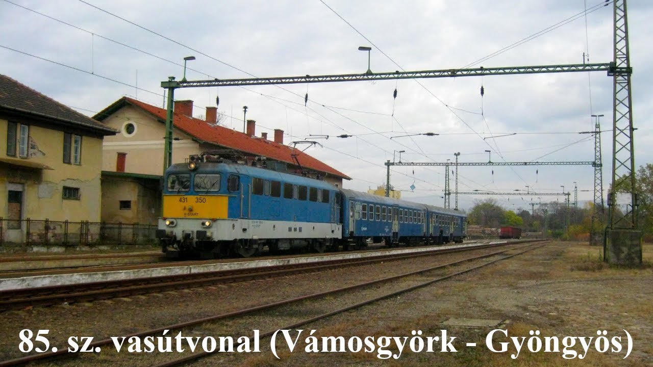 Szilis Bhv-ingavonatok a 85-ös vasútvonalon (Vámosgyörk - Gyöngyös)