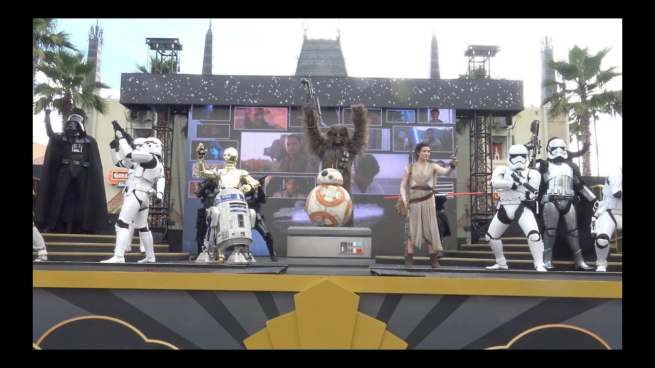 4K STAR WARS: Galaxy Far Far away Stage Show at Disney Hollywood Studios, Disney World