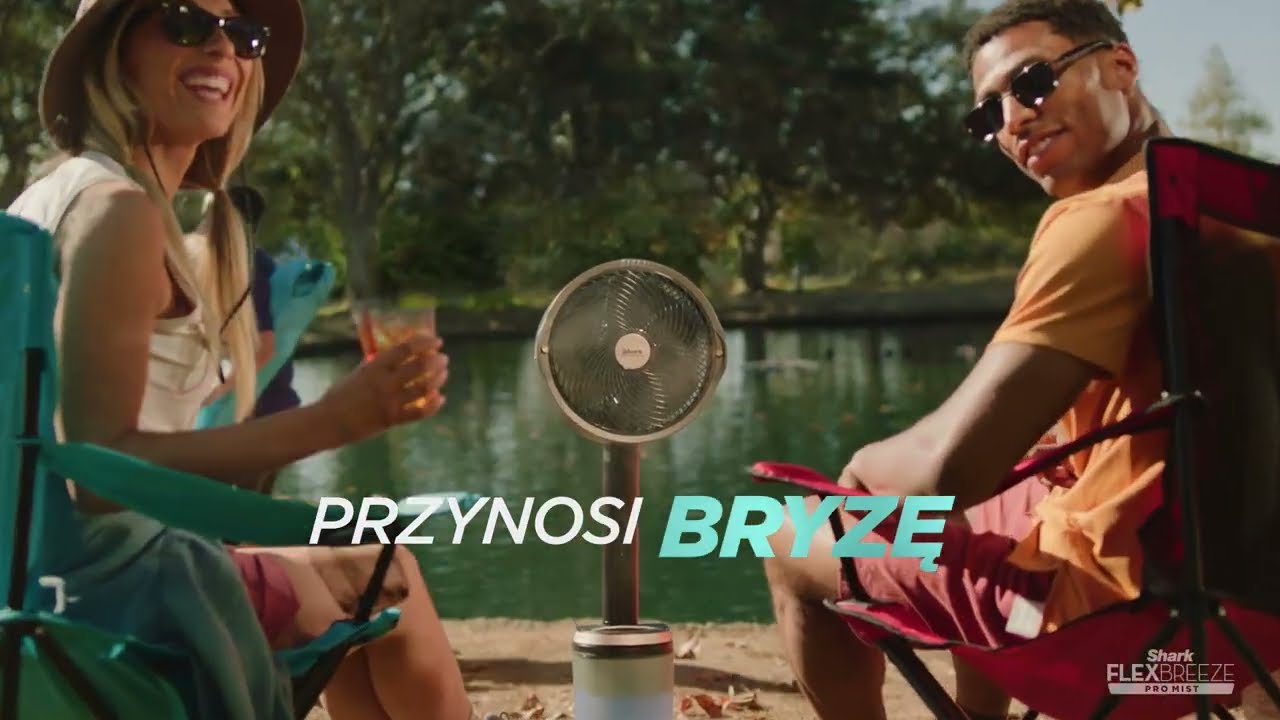 Shark FlexBreeze Pro Mist - wentylator z mgiełką wodną
